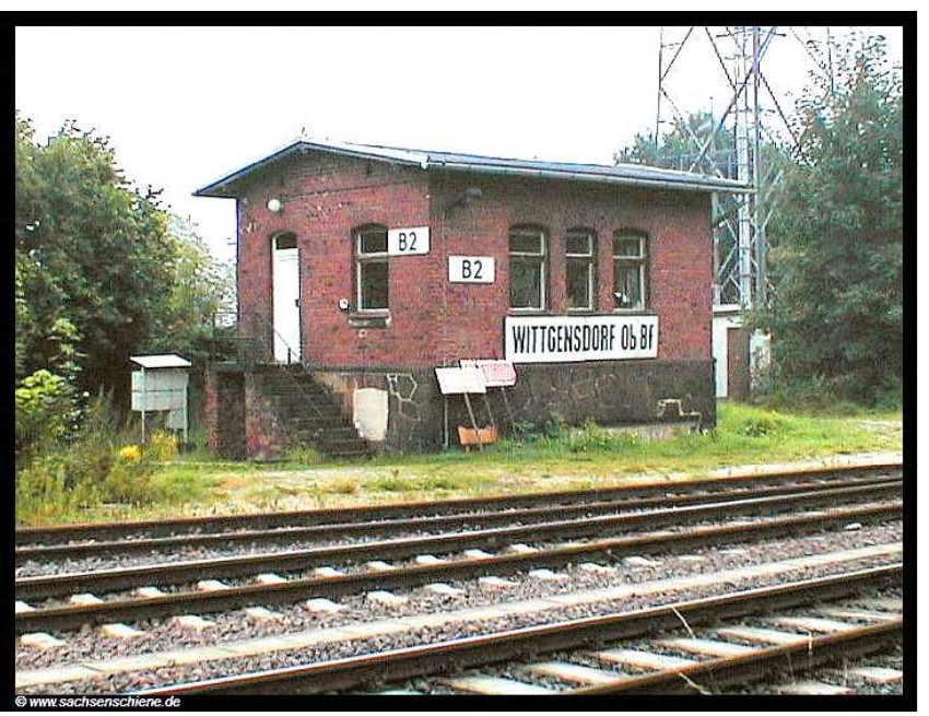 "Stellwerk B2, Wittgensdorf ob. Bf"